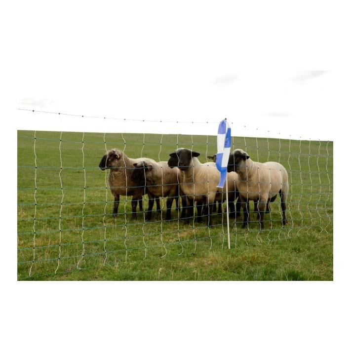 Herdenschutzband blau/weiss 80 mm