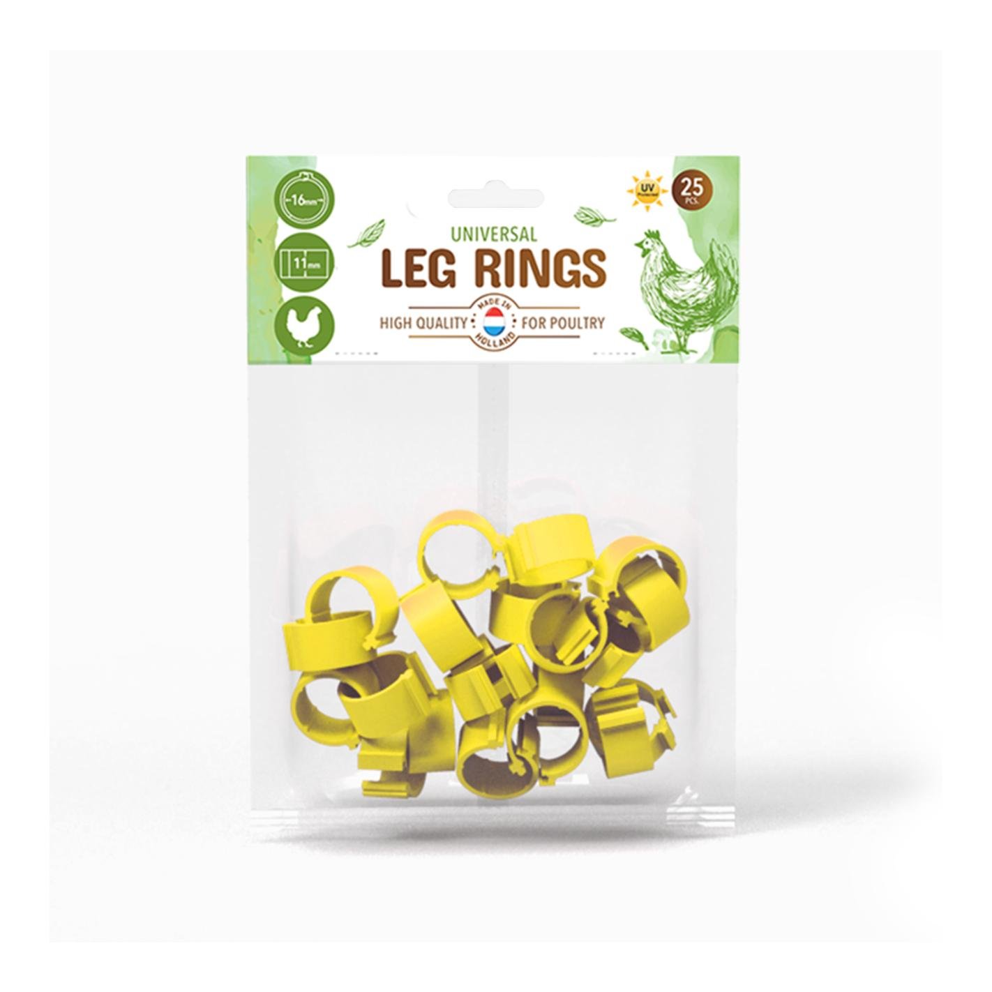 Hühnerfussringe 25 Stk.