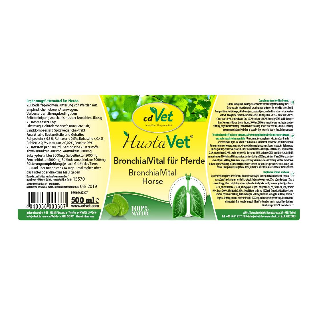 HustaVet BronchialVital Pferd 