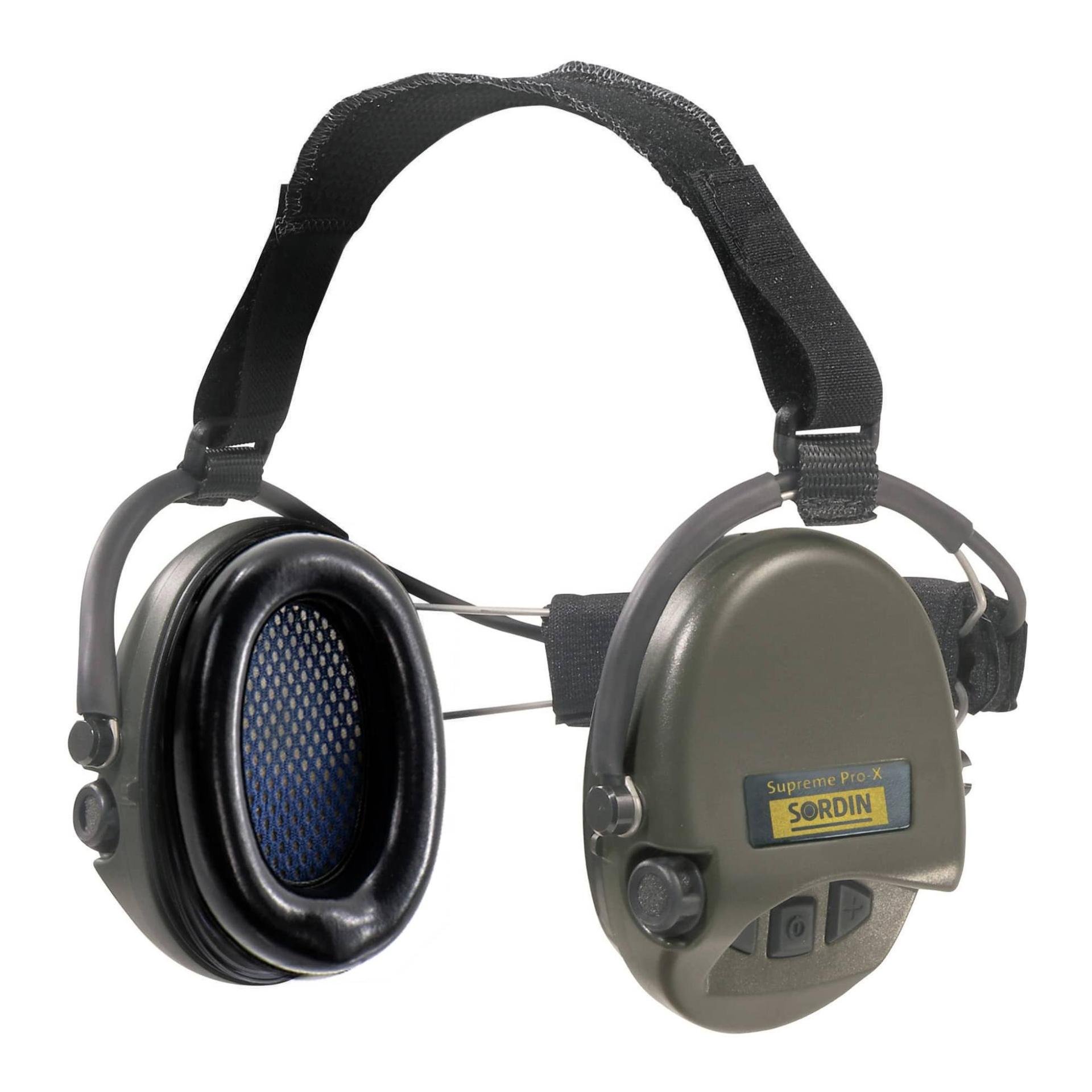 Supreme Pro X Nackenversion Gehörschutz mit Schaumkissen - Grün