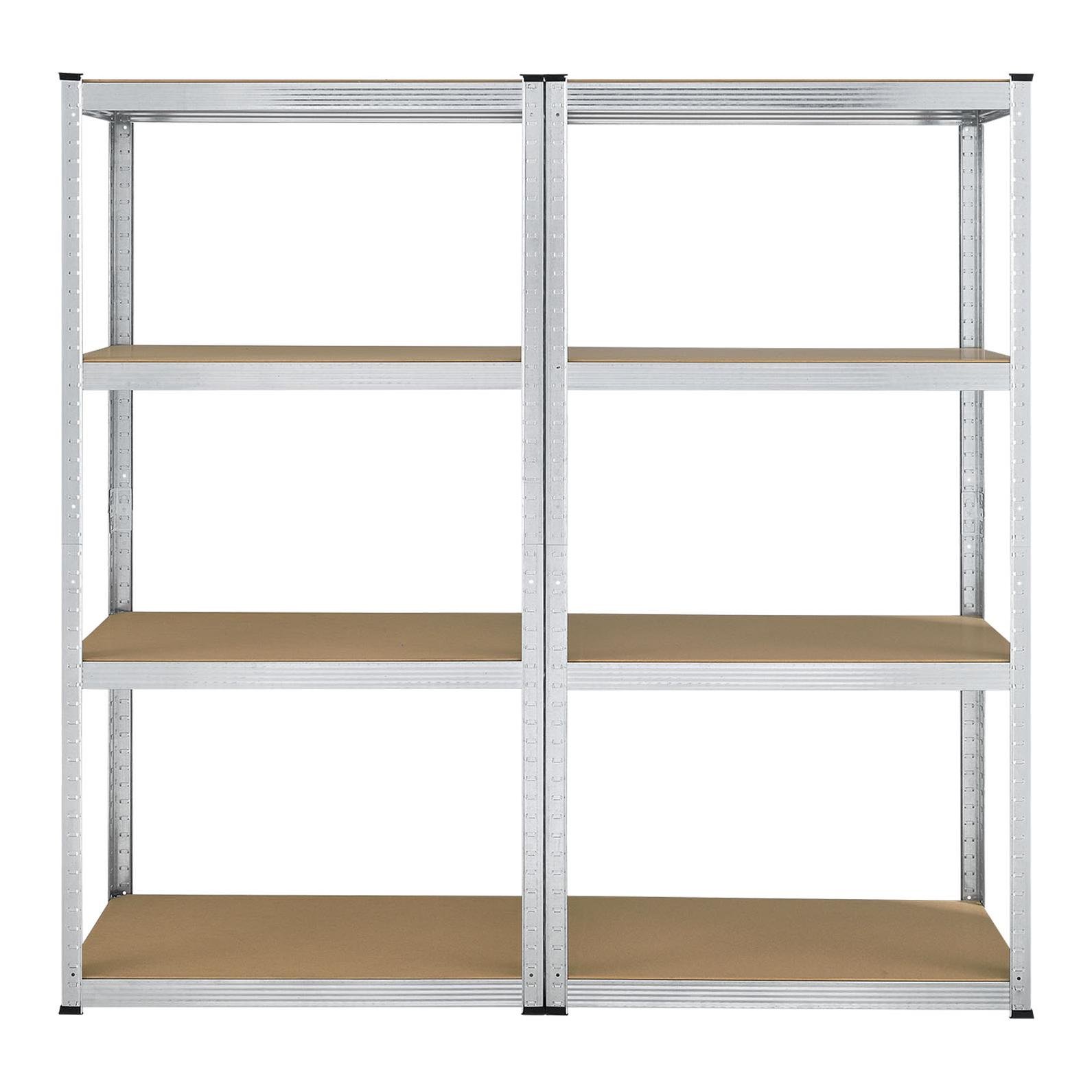 2er Set Lagerregal 160 x 80 x 40 cm 