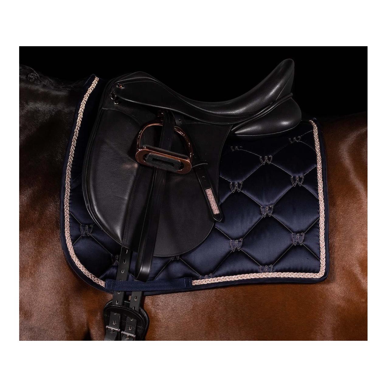 Schabracke Valencia - schwarz/roségold