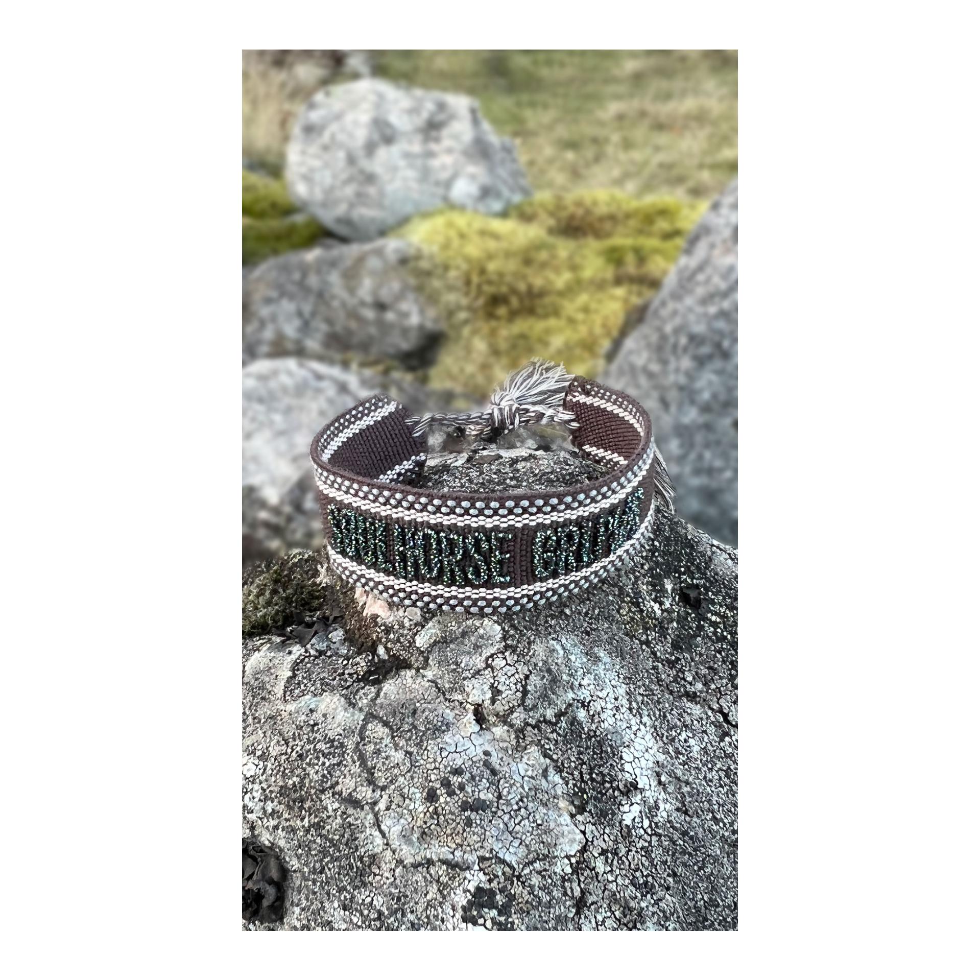 Stoffarmband "Soulhorse GRLPWR"