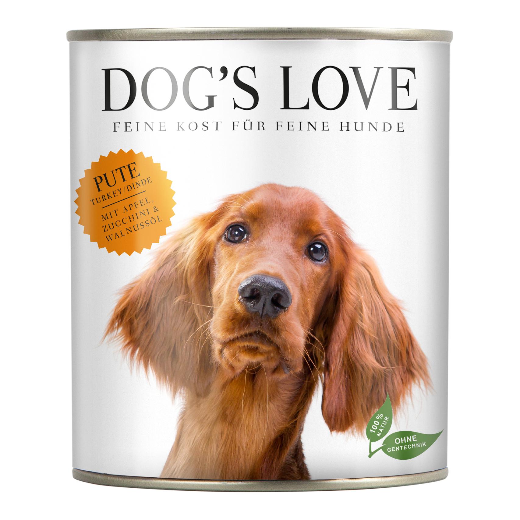 Nassfutter Menü Classic Pute mit Apfel, Zucchini und Walnussöl