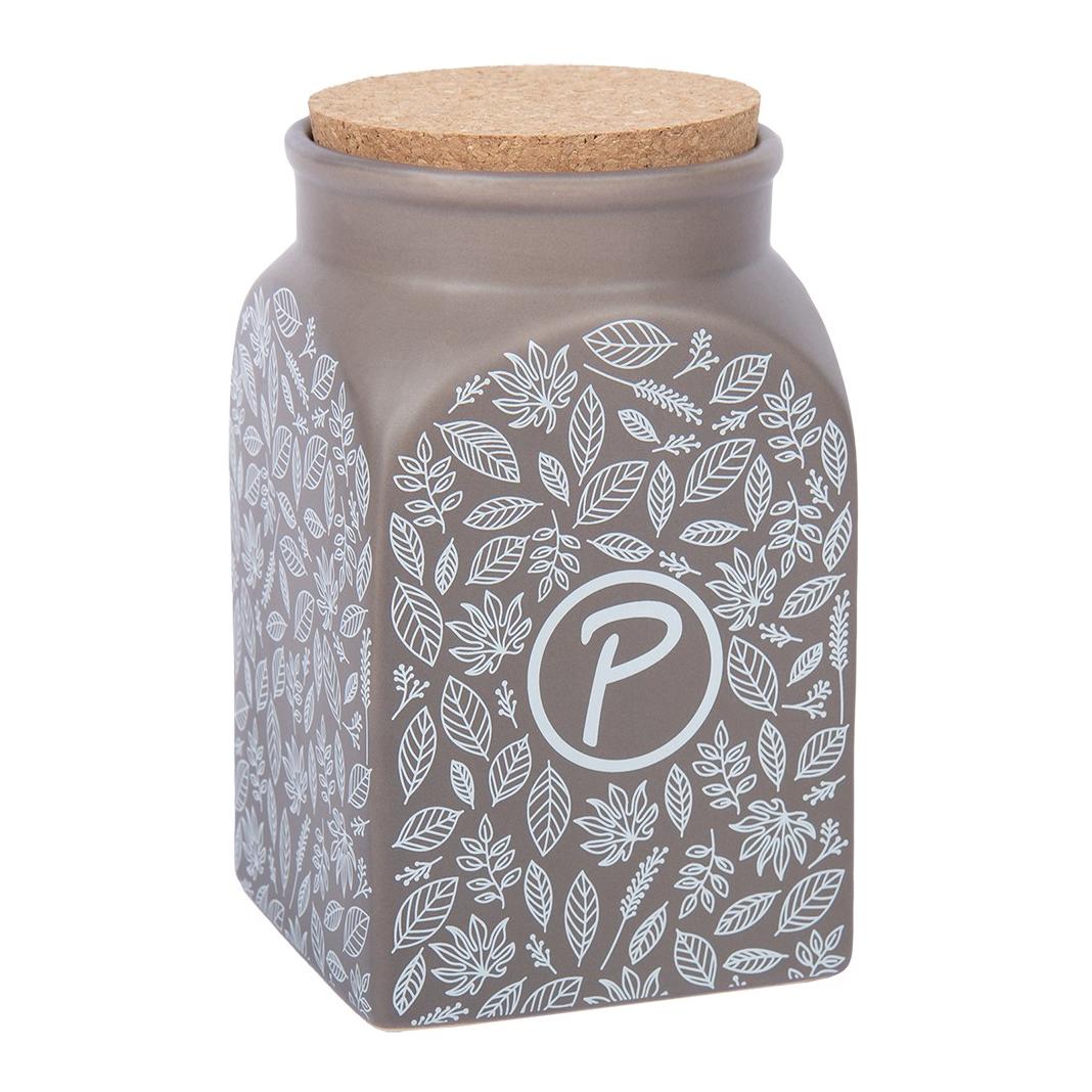 TERRAZZO Futter- und Snackdose Leaf