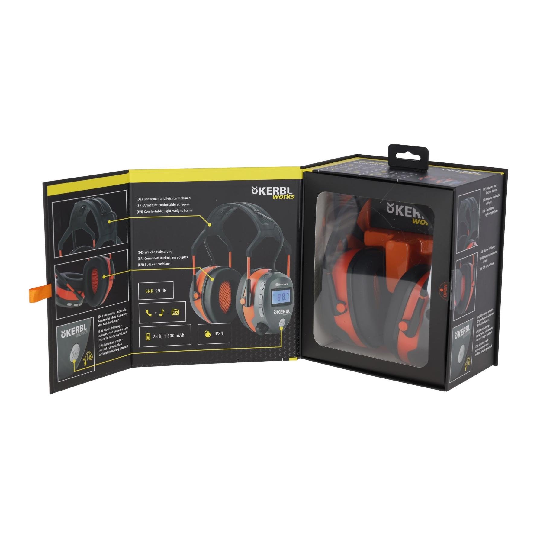 Multimedia Gehörschutz mit Radio- und Bluetooth-Funktion