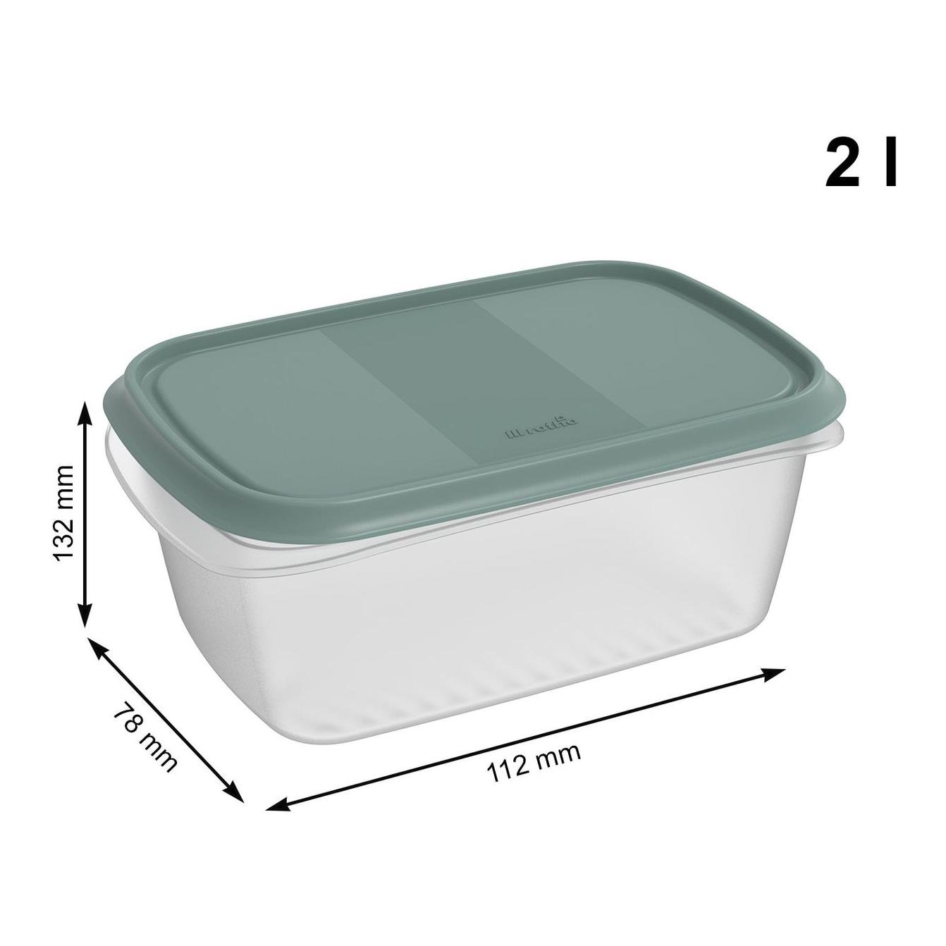 Rotho Lot de 6 boîtes fraîcheur ELEMENTS