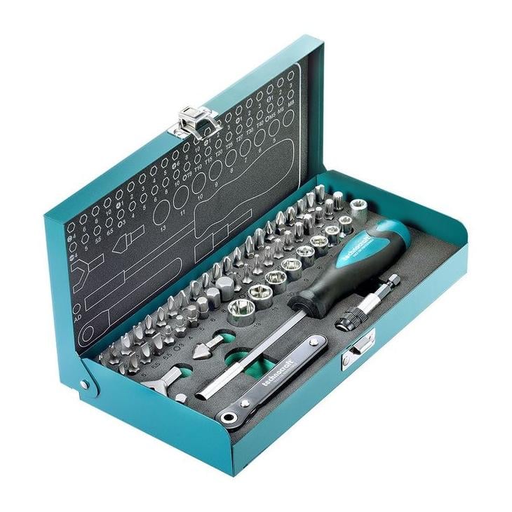 Jeu de 57 clés à douille et à embout