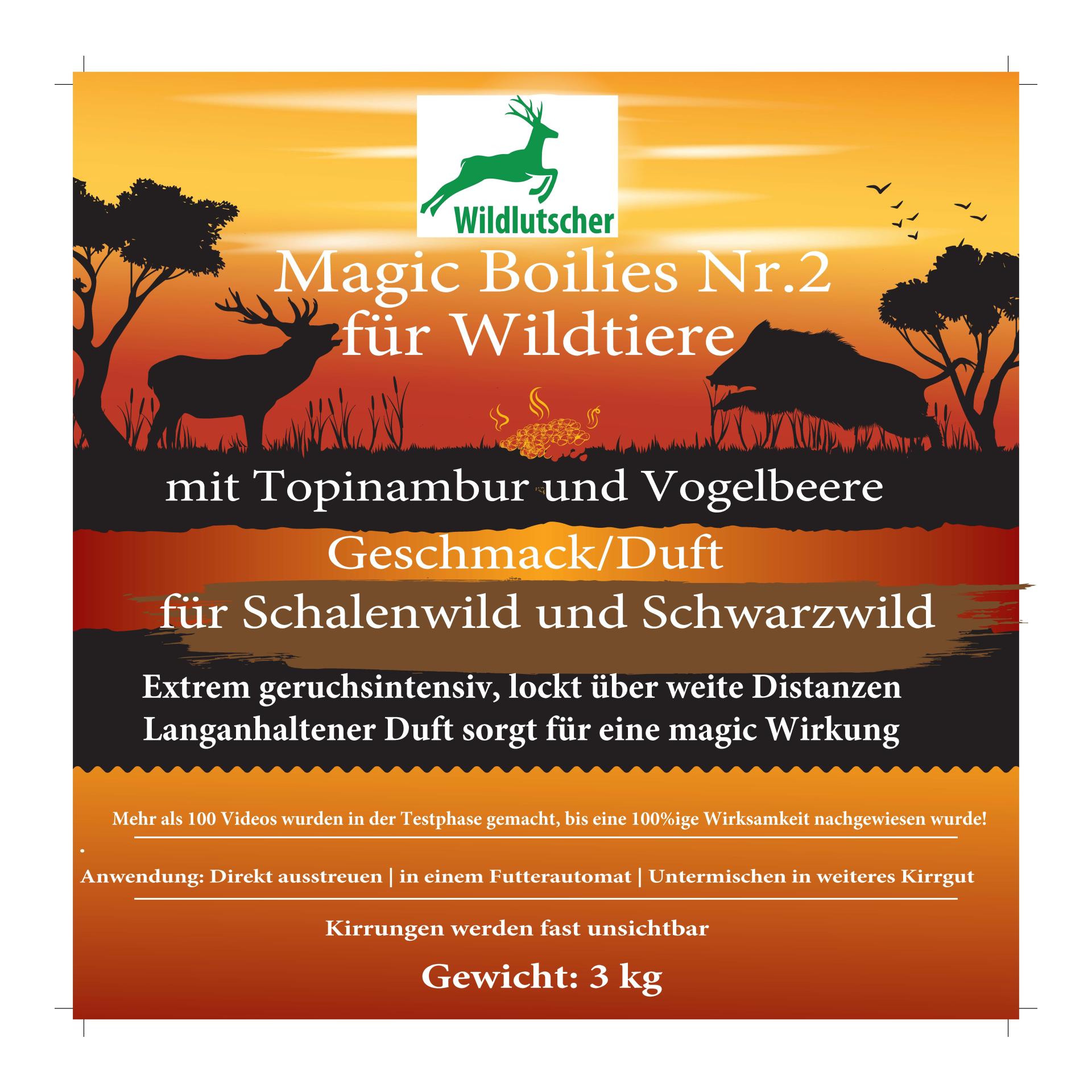 Magic Boilies Nr. 2 Topinambur/Vogelbeere