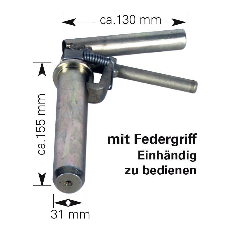Anhängesicherungsbolzen