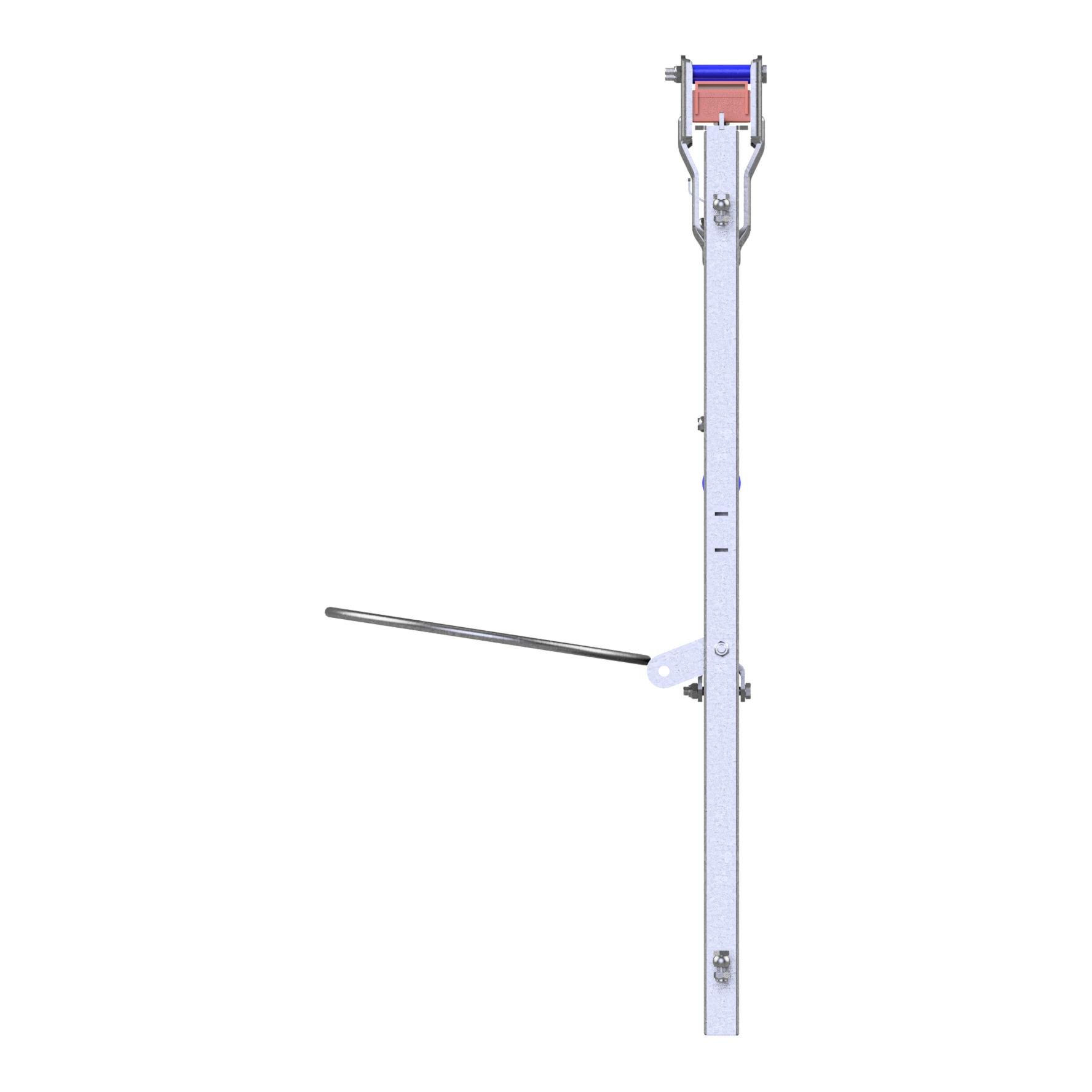 Kälberbox: Frontelement mit Eimerhalter Ø 370 mm