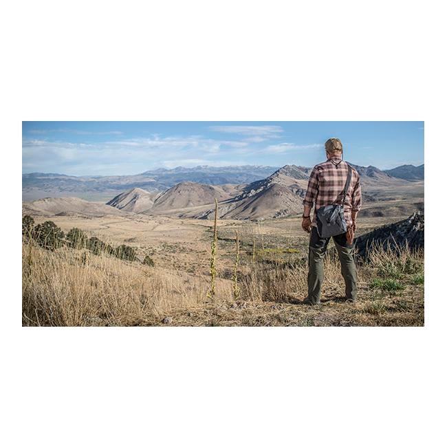 Bushcraft Haversack Umhängetasche - Olive Green / Black B