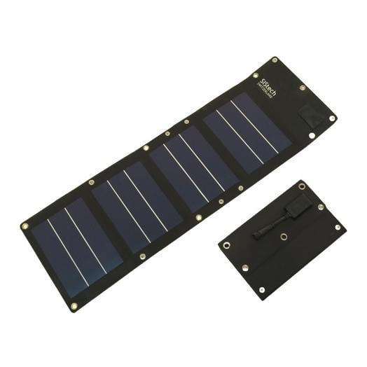 Image of Sistech Solarflex 5V/10W Modul Solarladegerät - Schwarz - bei Hauptner.ch