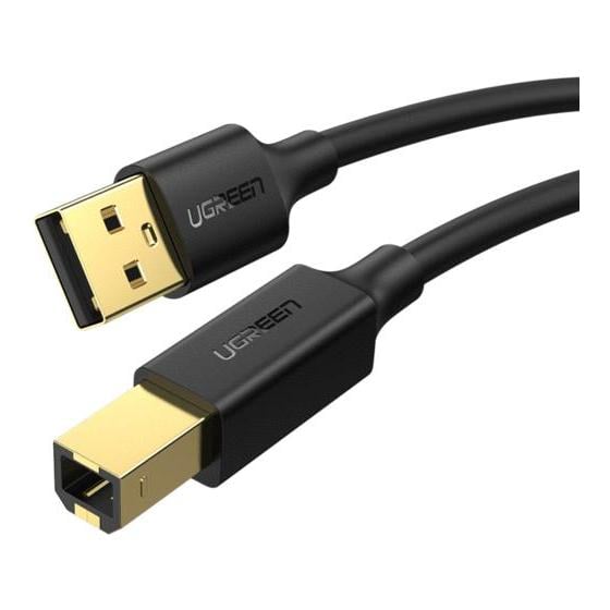 Image of Ugreen USB-A 2.0 zu Druckerkabel - Schwarz bei Hauptner.ch
