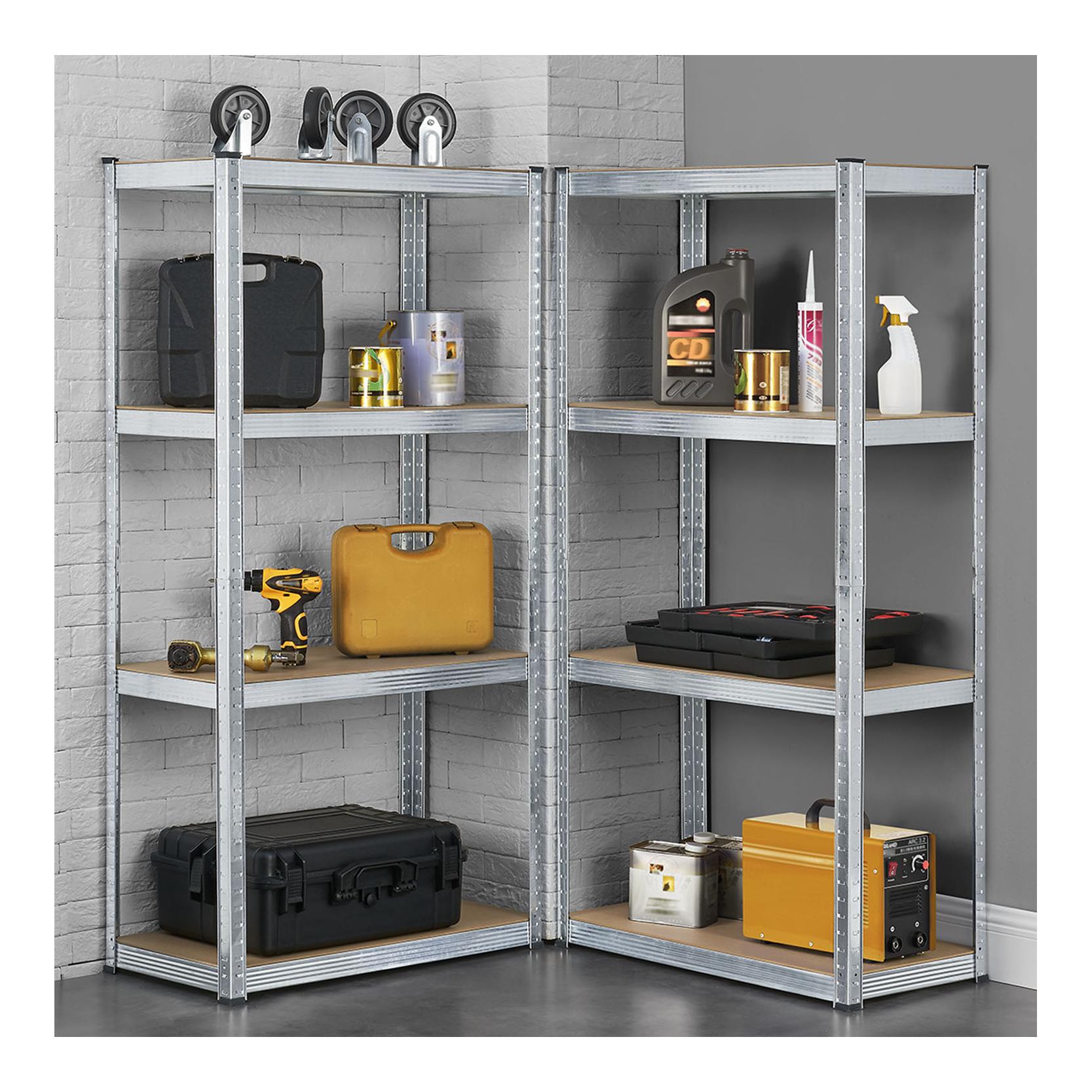 2er Set Lagerregal 160 x 80 x 40 cm 