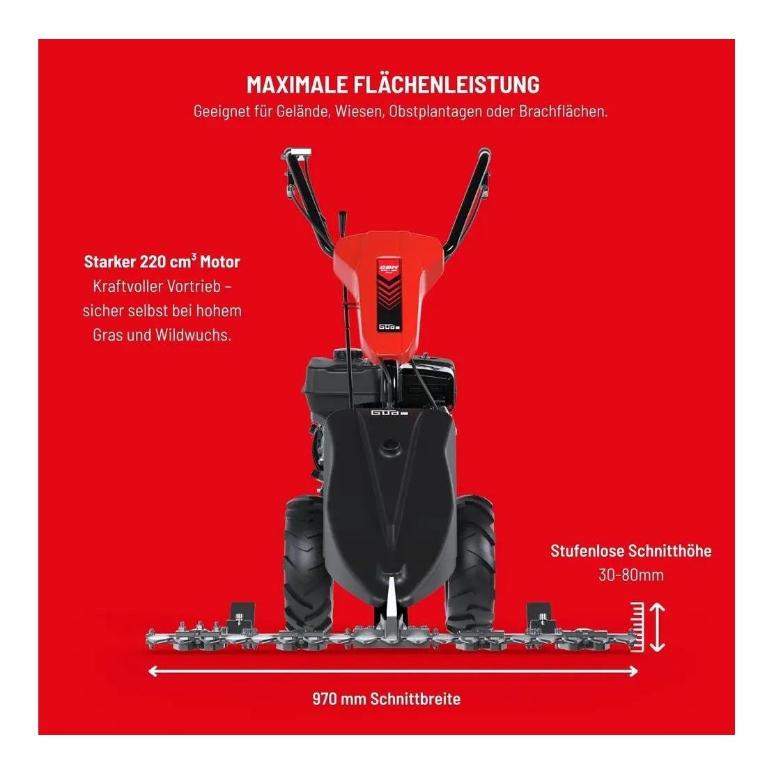 Güde Benzin-Balkenmäher GBM 970-212 Pro