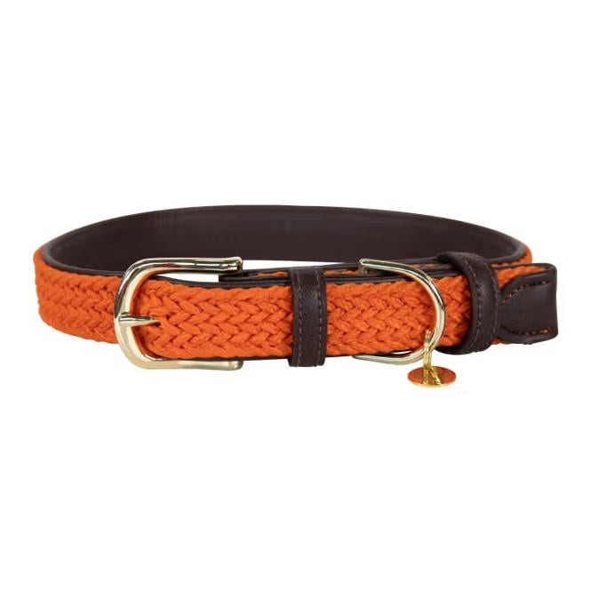 Hundehalsband Nylon geflochten