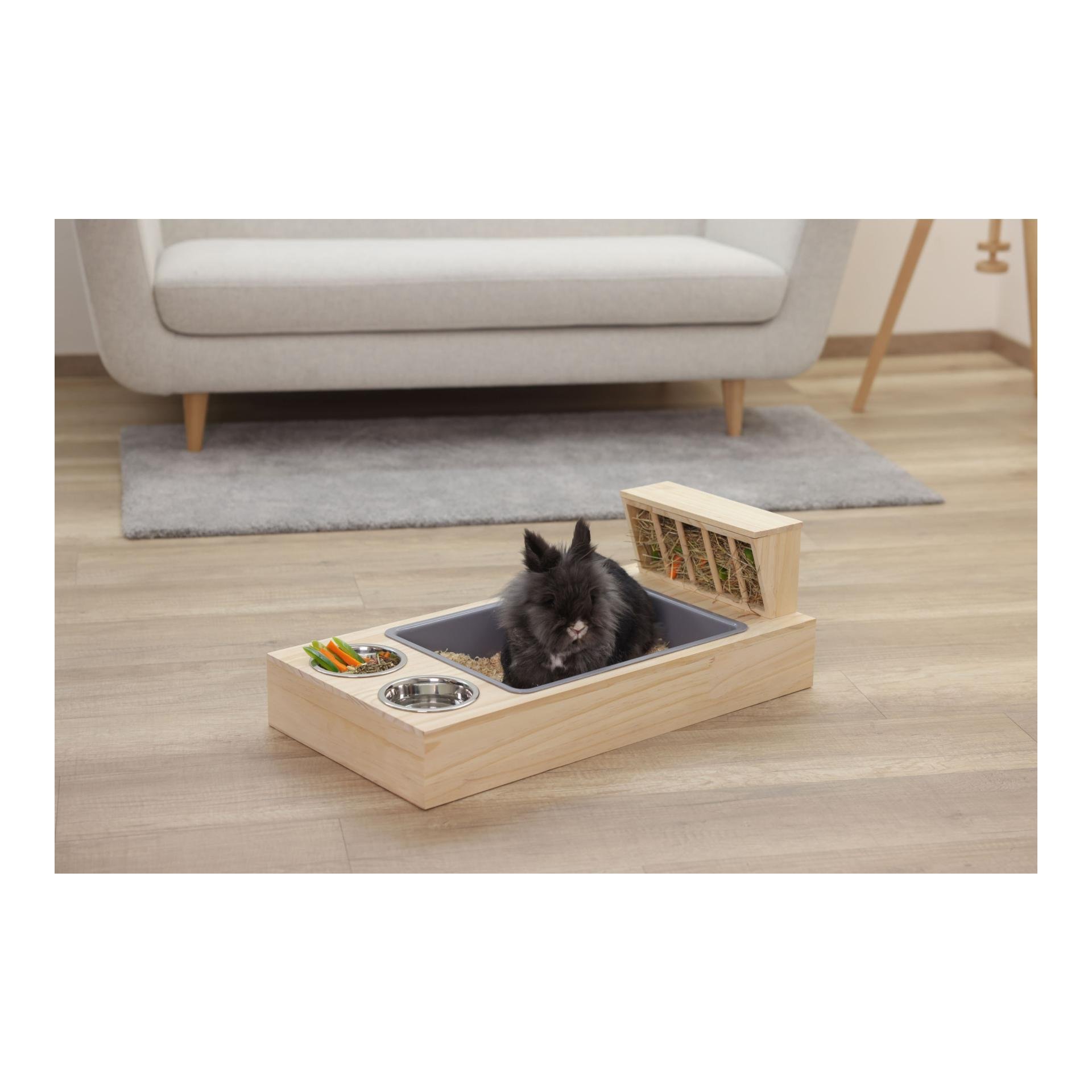 Buddel- und Futterstation