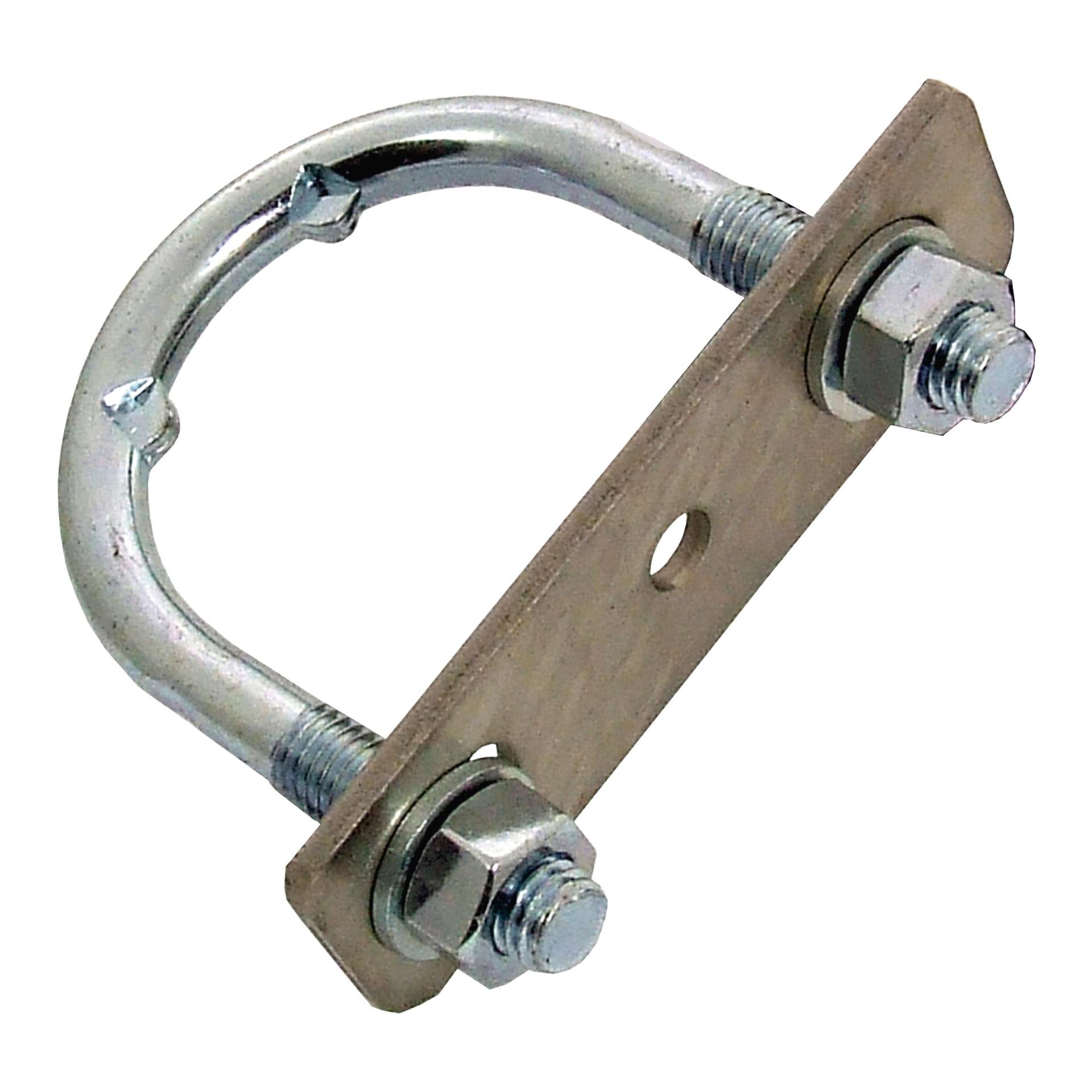 Image of Suevia Befestigungsbügel 1½" – 2", mit Verstärkungsplatte - Grau - bei Hauptner.ch