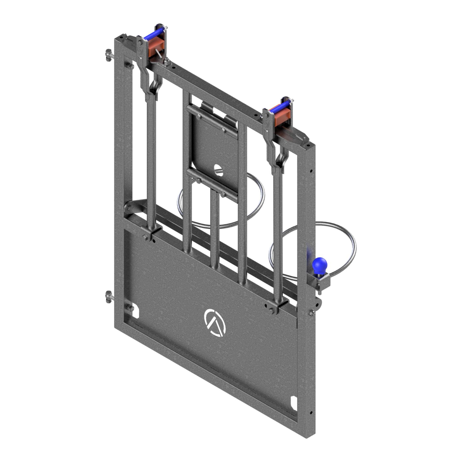 Kälberbox: Frontelement mit Eimerhalter Ø 260 mm