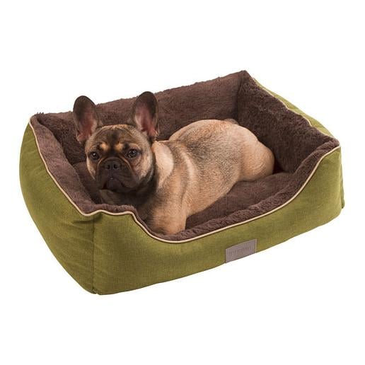 Kuschelbett Samuel, grün/braun