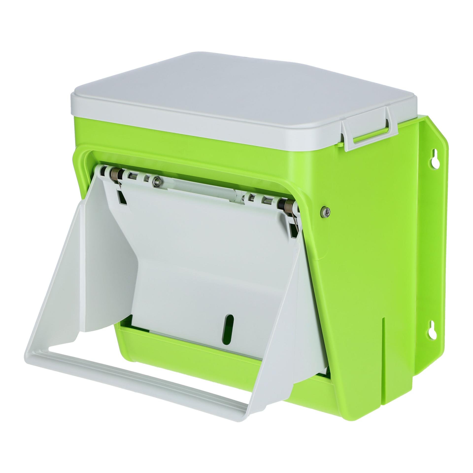 Futterautomat mit Schutzklappe