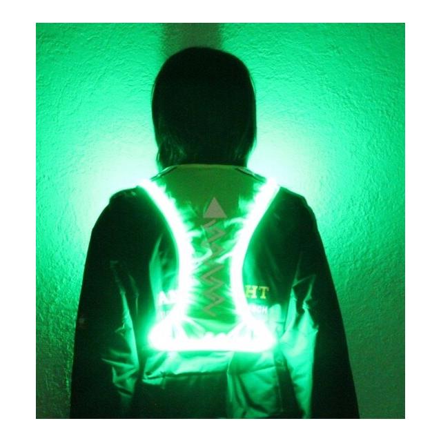 Animal Light LED Leuchtweste Flex - grün