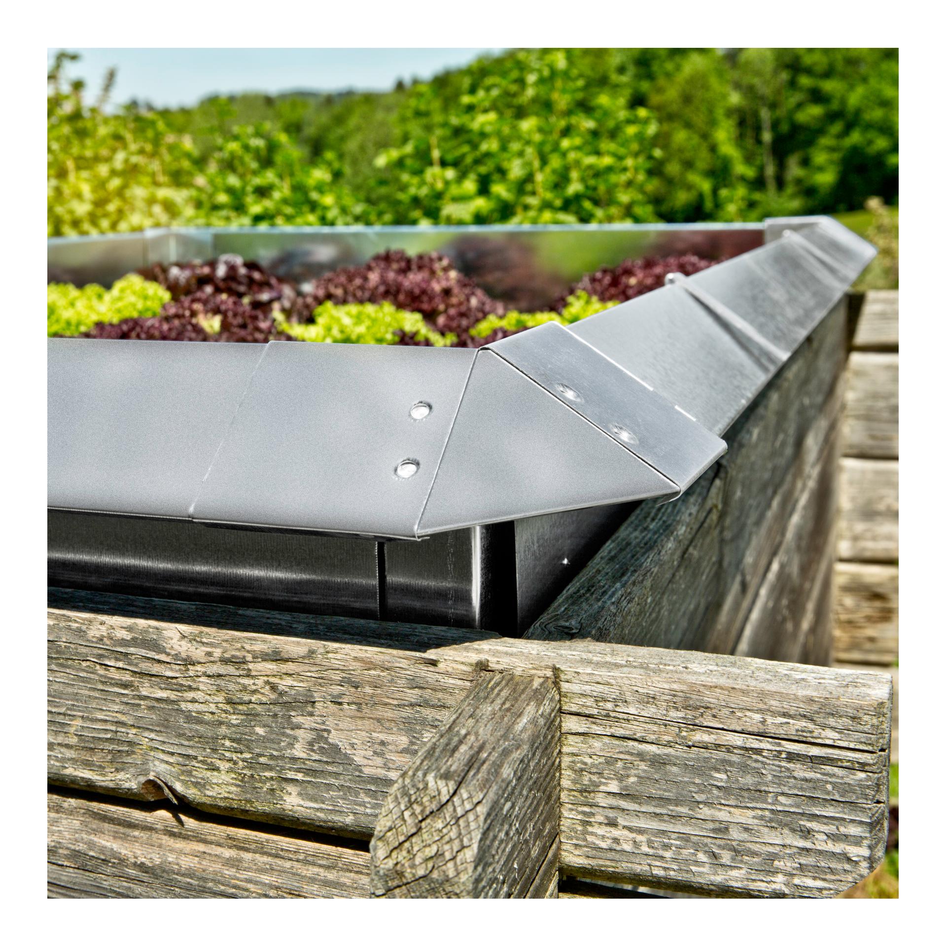 Angle pour barrière à limaces