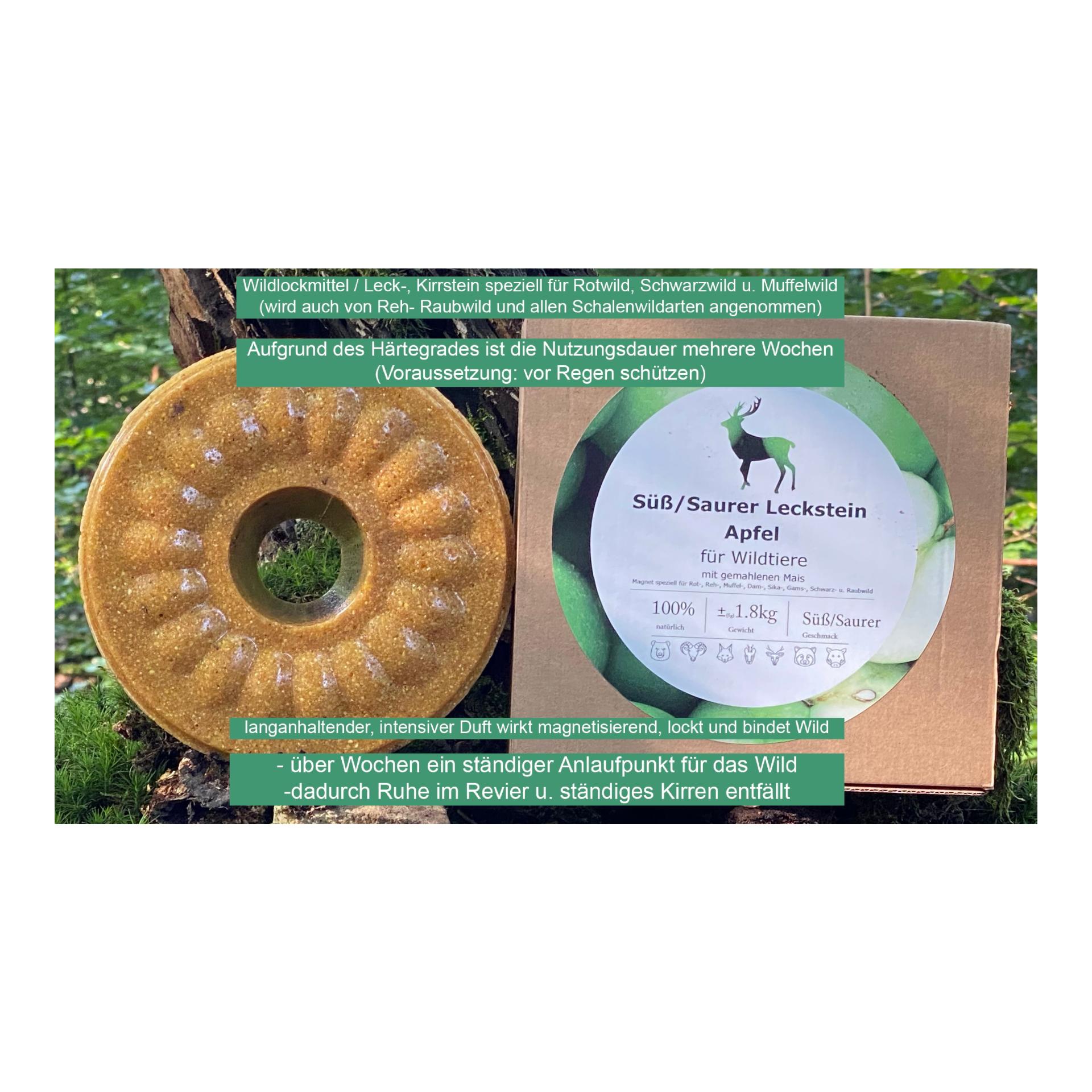 Leckstein Apfel süß/sauer