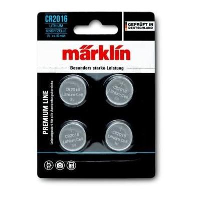 Image of Märklin Premium Line CR2016 Lithium Knopfzelle, 4er bei Hauptner.ch