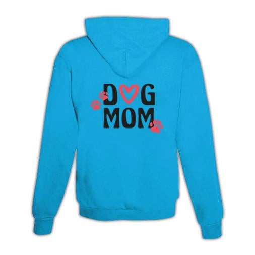 Hoodie mit Zipper Dog Mom Unisex