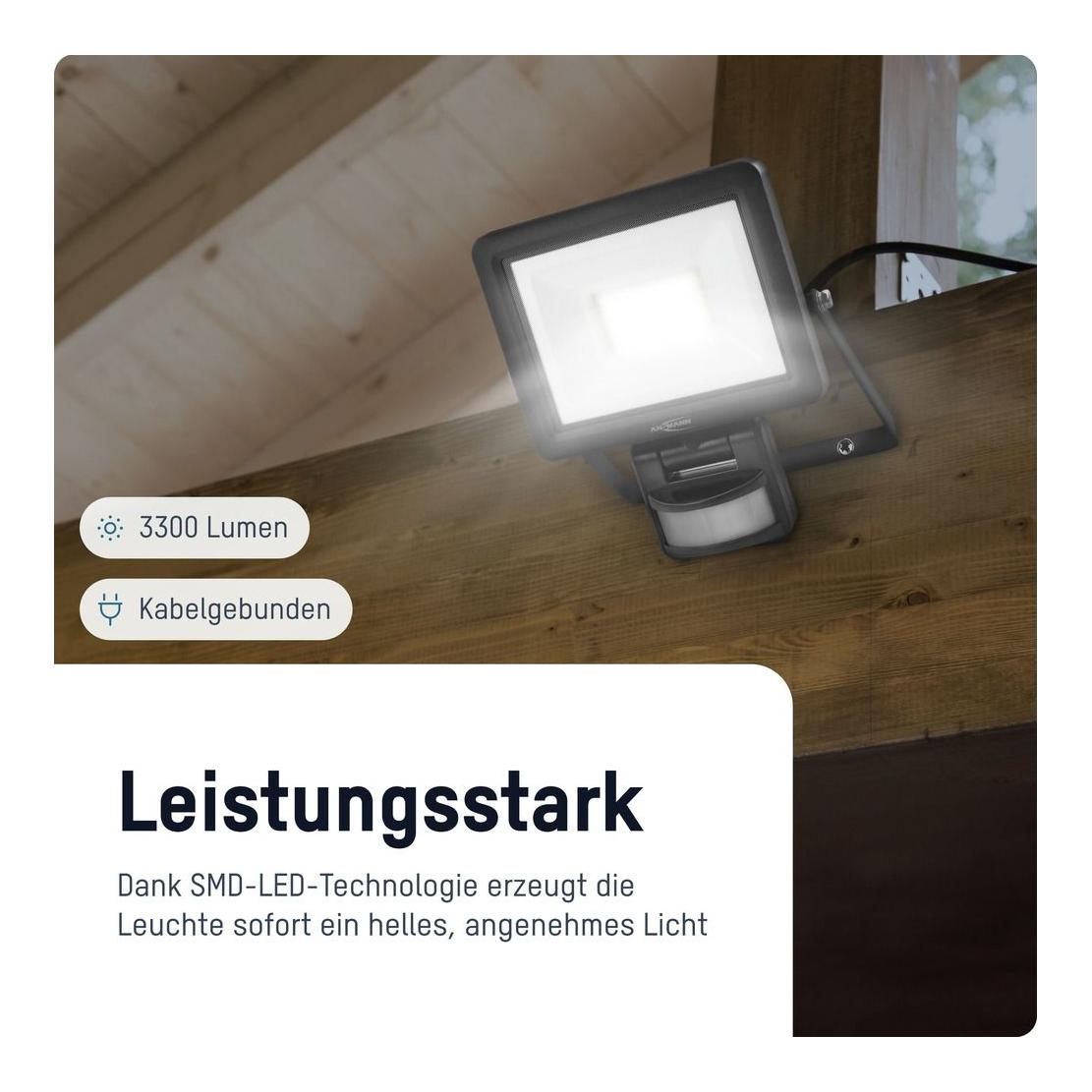 Luminary Wandstrahler 20 W mit Bewegunsmelder