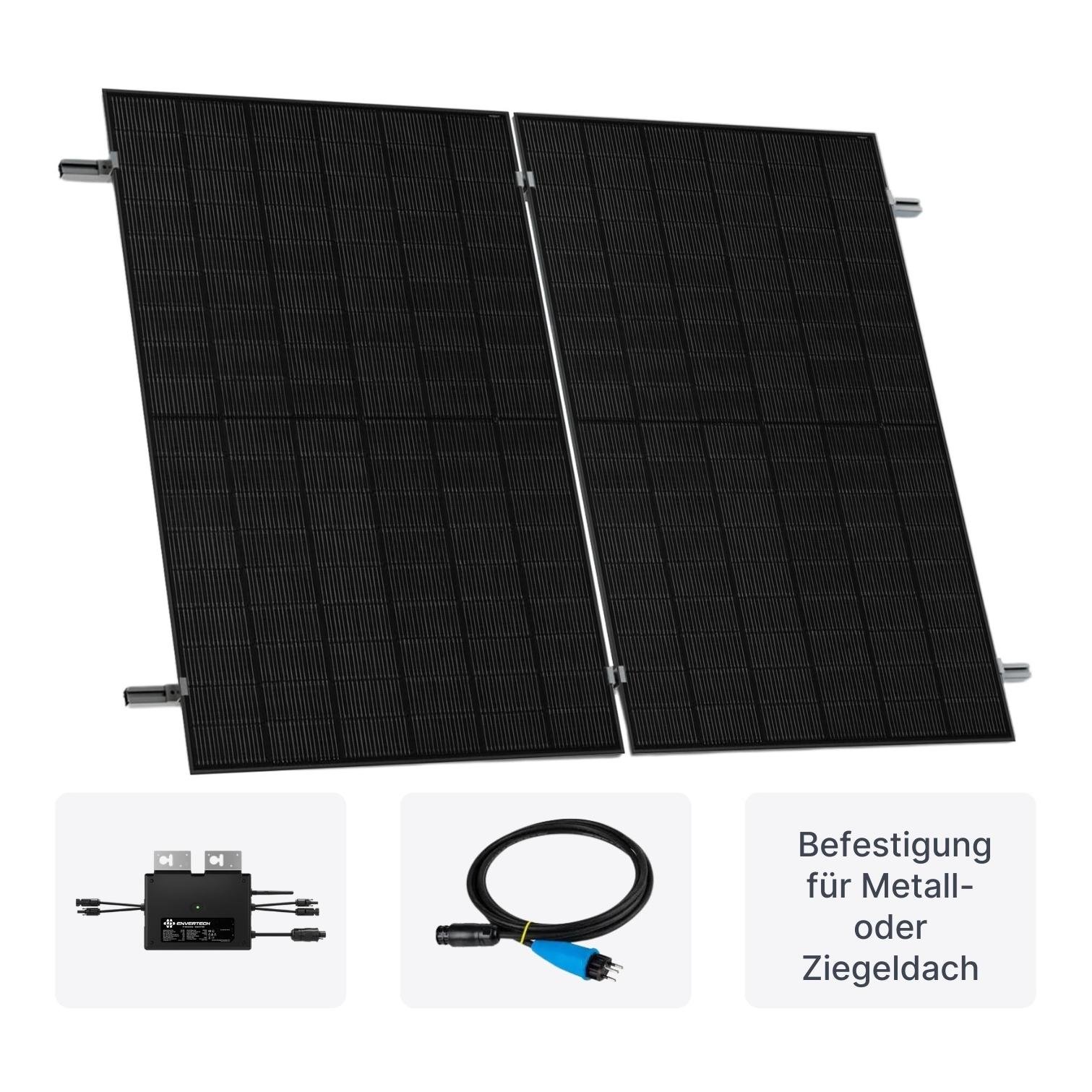 LightMate Roof - Balkonkraftwerk für die Dachmontage