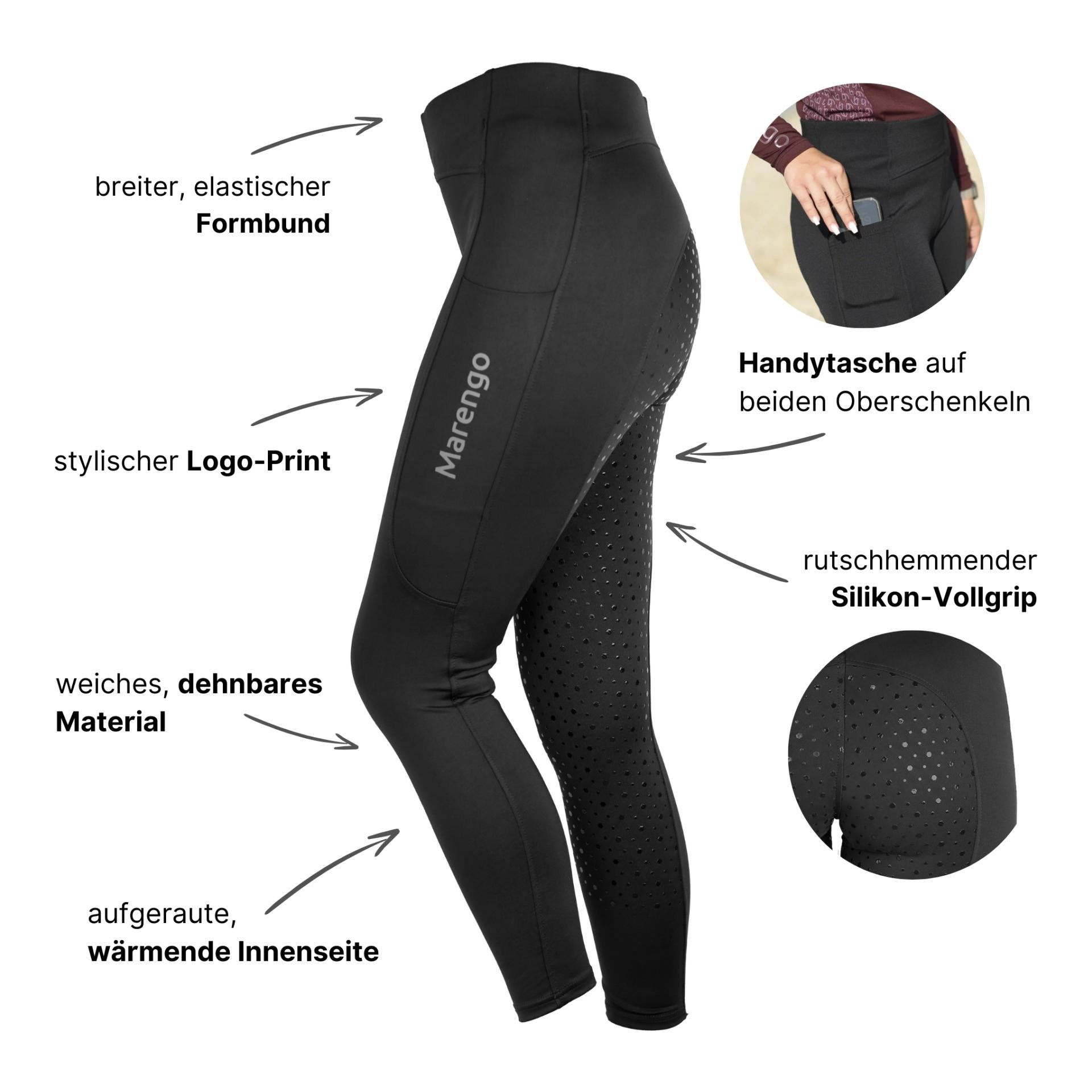 Thermo-Reitleggings Chilly Fullgrip