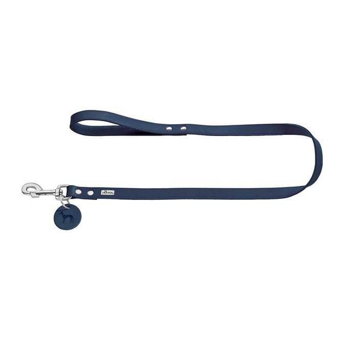 Image of Hunter Führleine - Softvollrindleder/dunkelblau bei Hauptner.ch