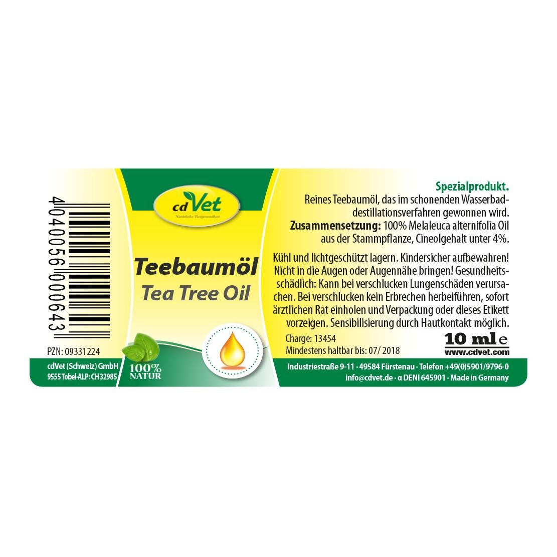 Huile d’arbre à thé