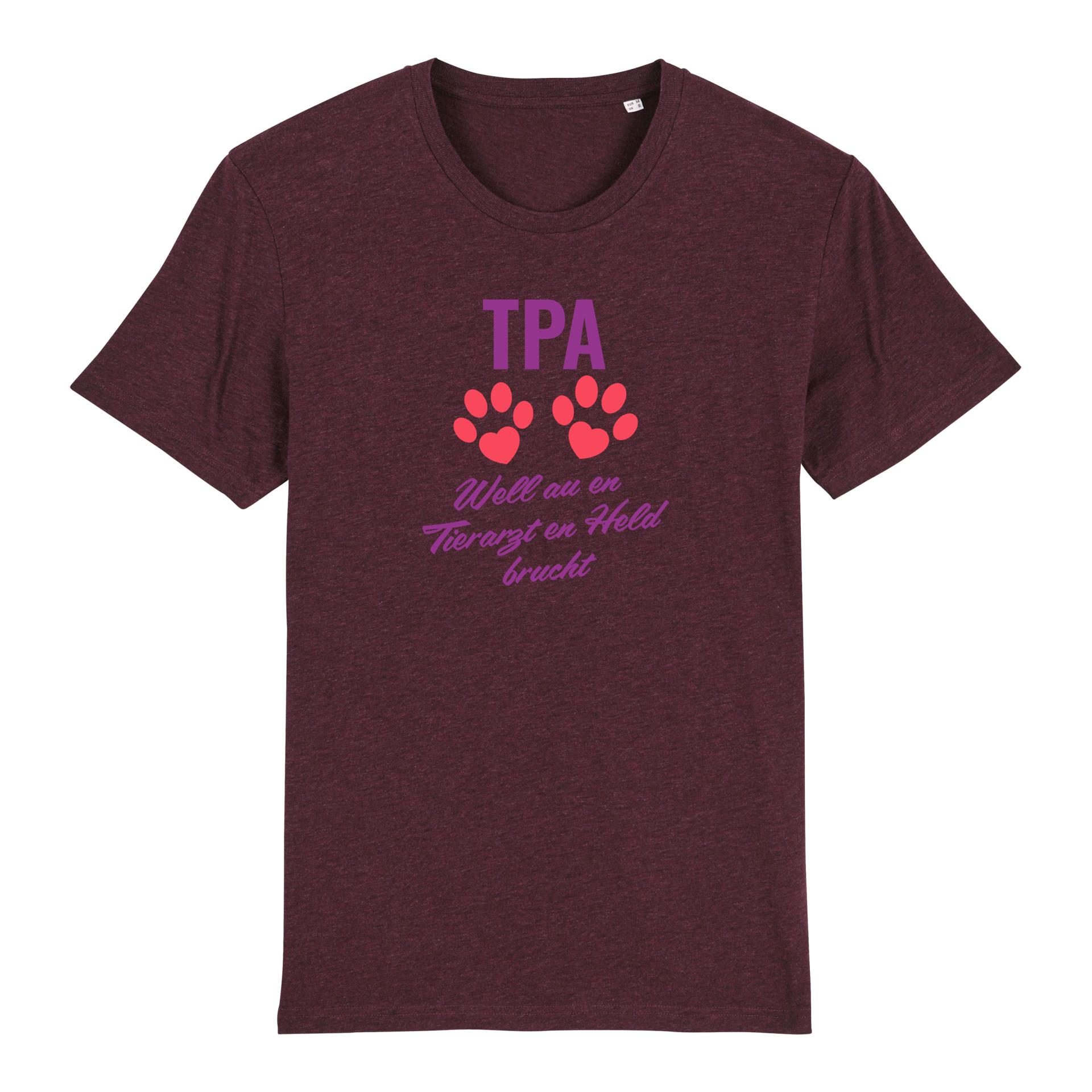 Bio T-Shirt TPA Well au en Tierarzt en Held brucht