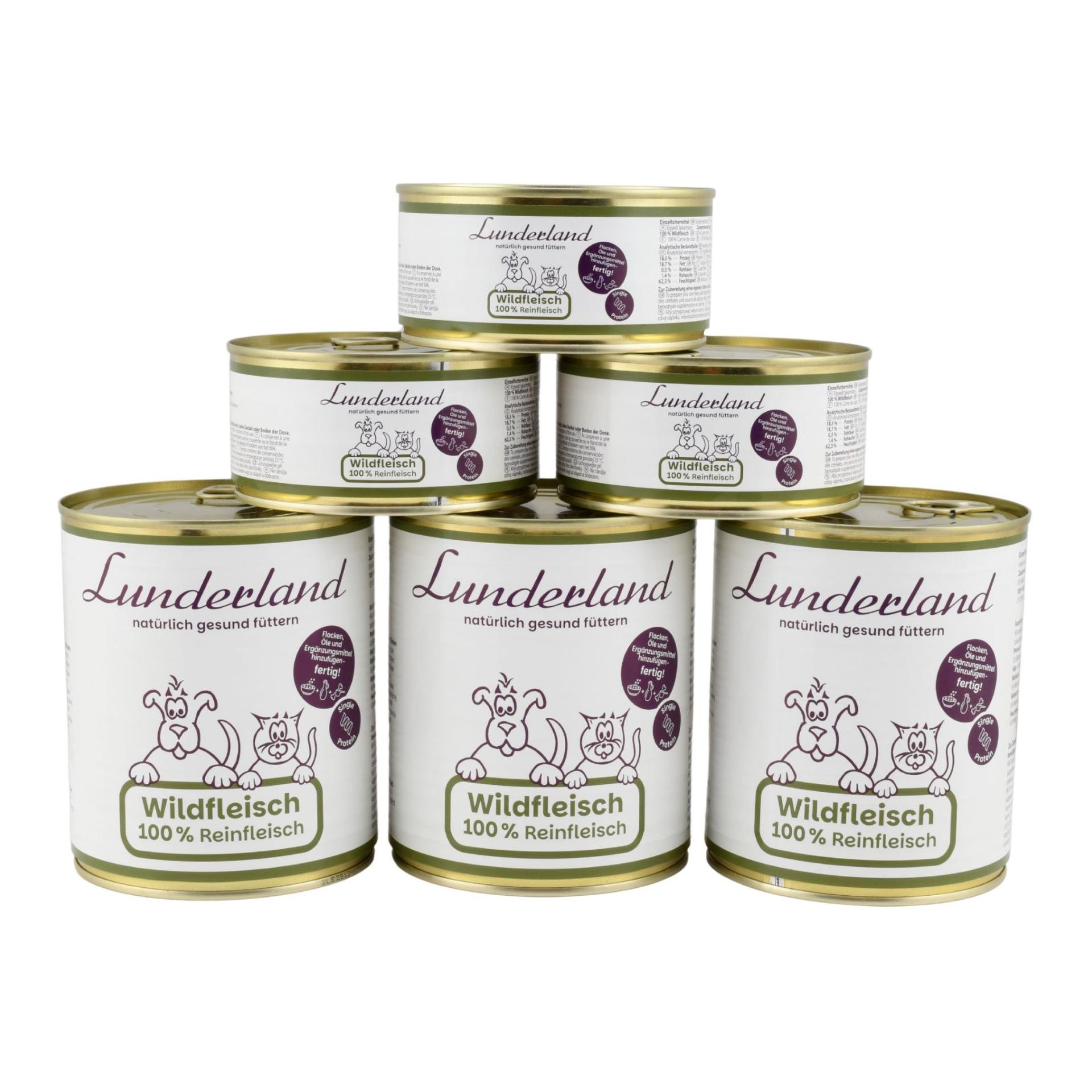 Wildfleisch für Hunde und Katzen