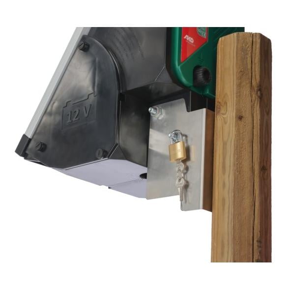 Holzpfahlhalterung für SunPower Solargeräte