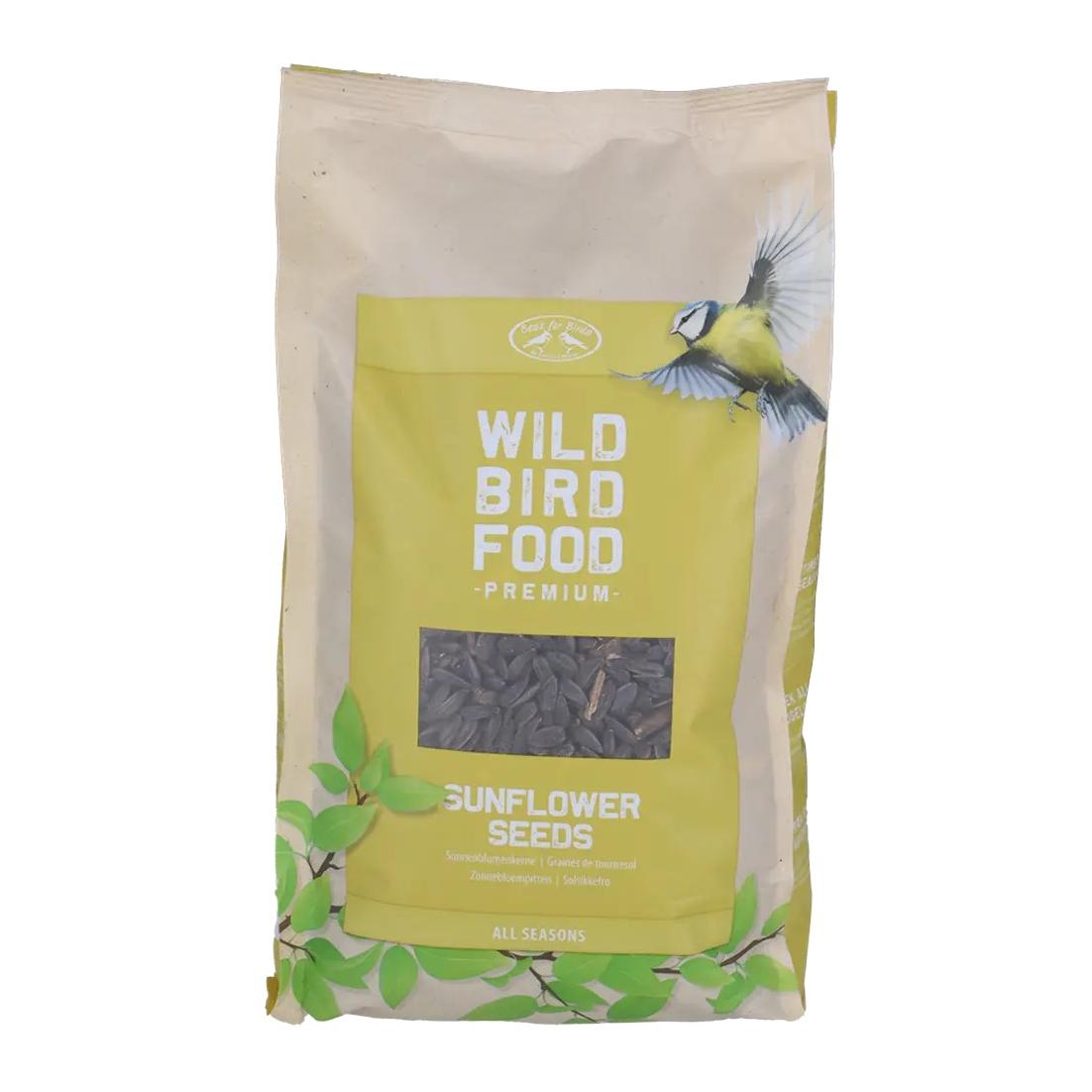 Schwarze Sonnenblumenkerne