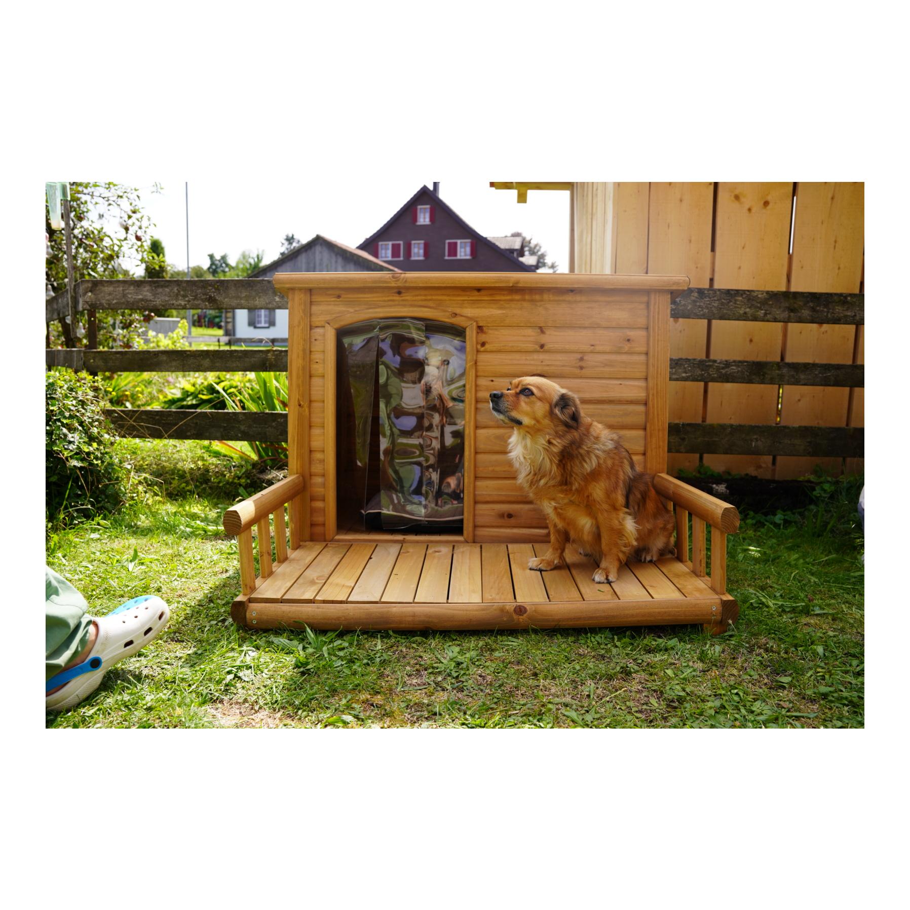 Hundehütte mit Terrasse