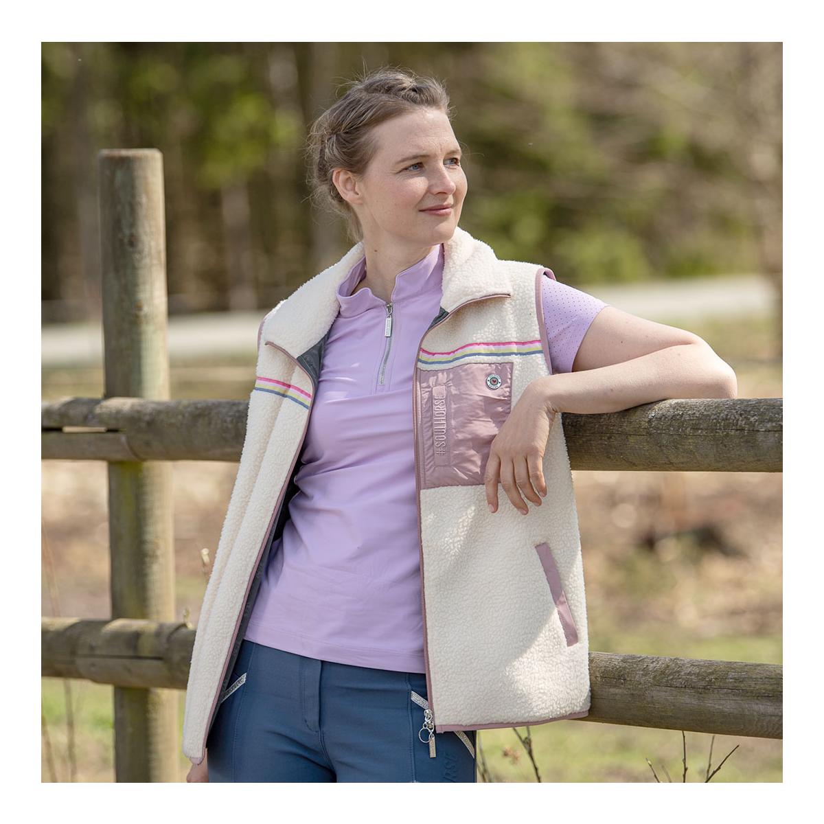 Teddyfleece Weste Rainbow Unicorn