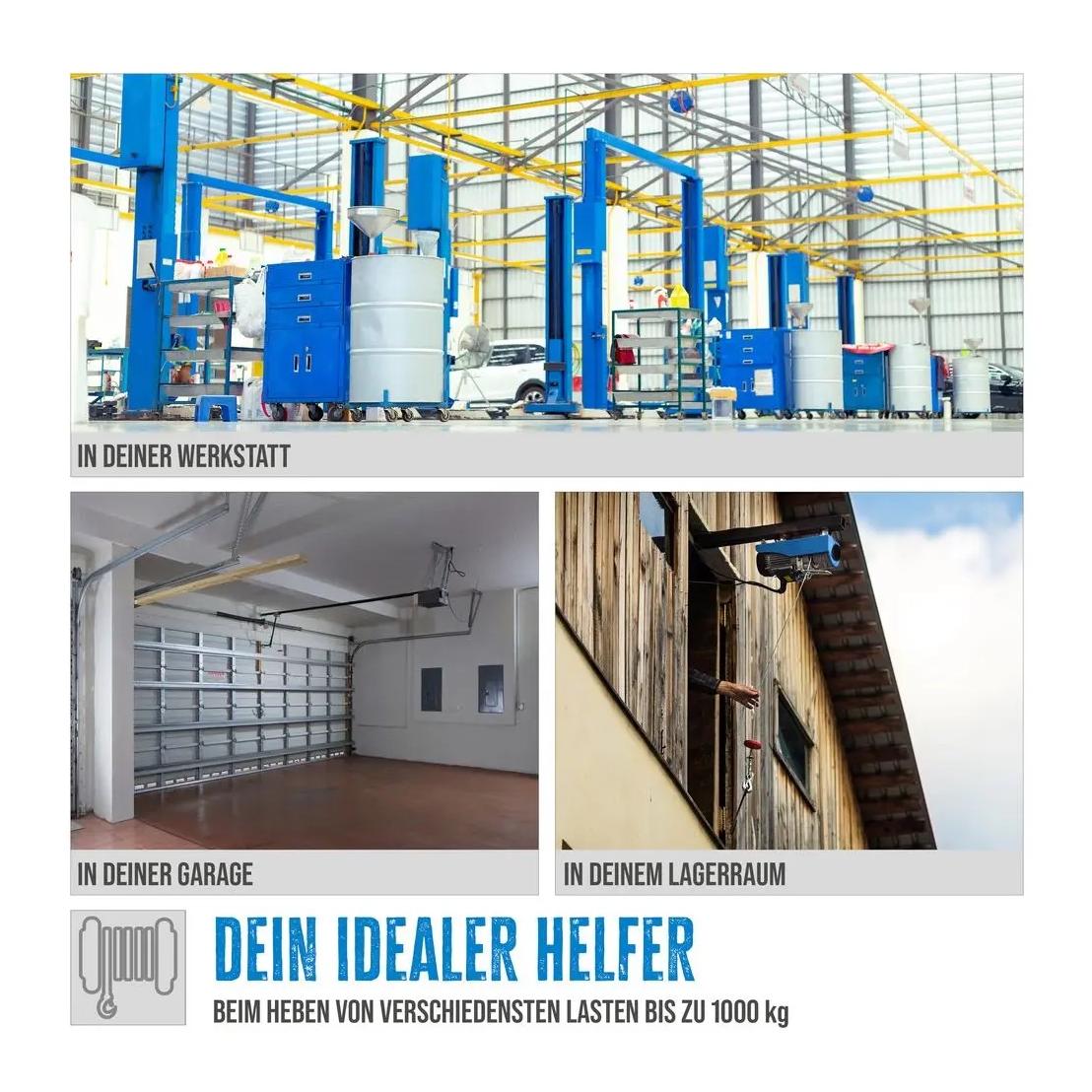 Güde Elektrischer Seilzug GSZ 500/1000