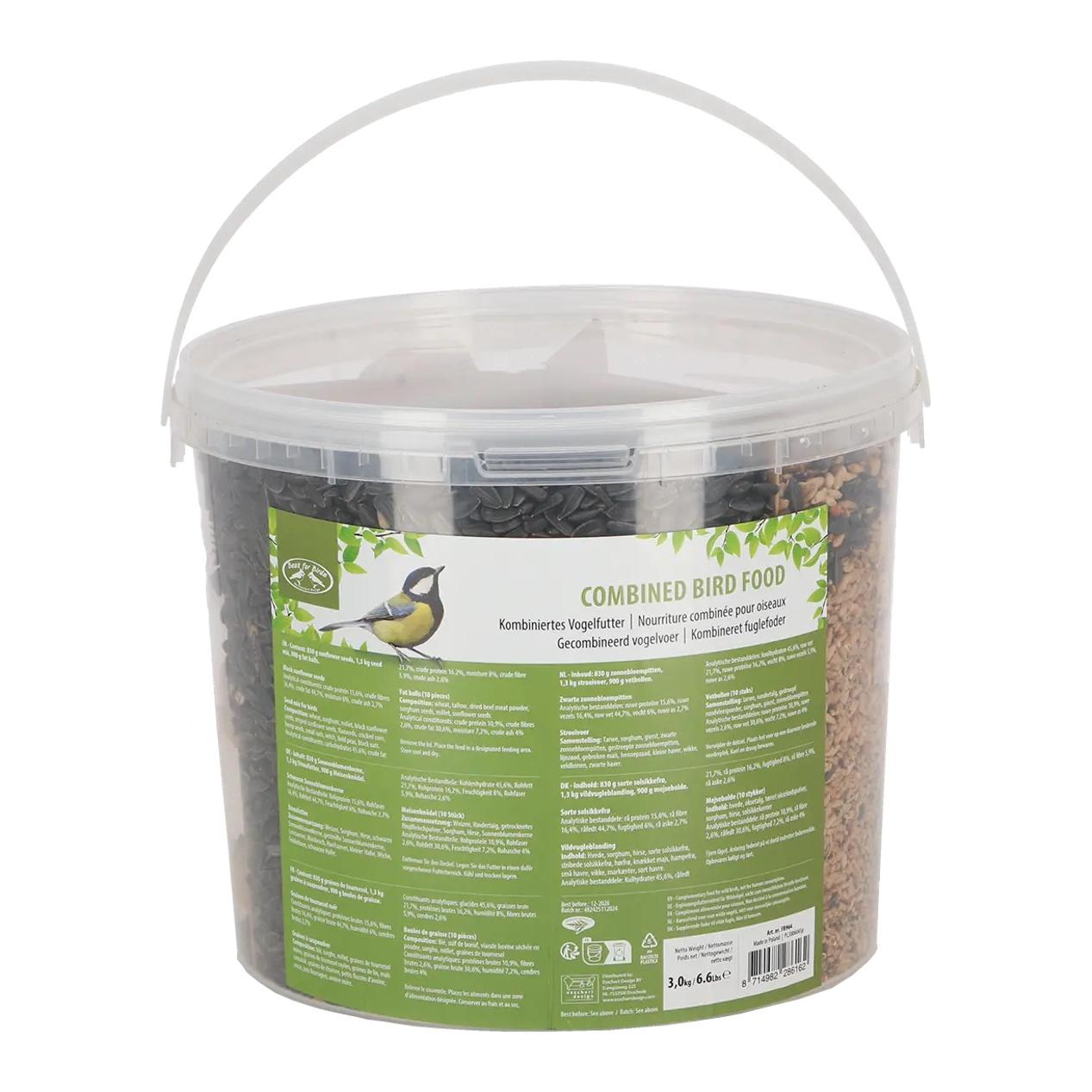 Mélange d'aliments sans filet 3kg en seau