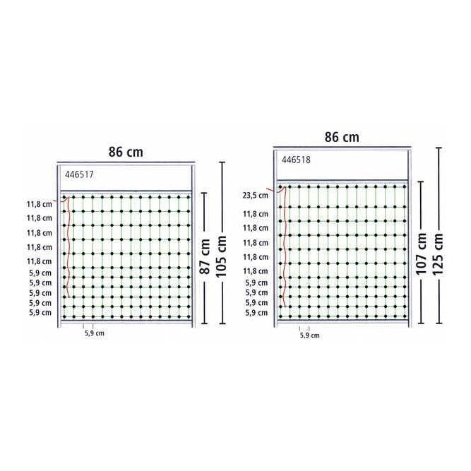 Tür für Elektrozaunnetze