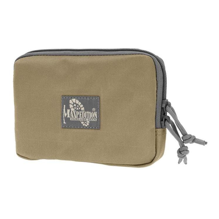 Hook & Loop 12.5cm x 17.5cm Zipper Pocket - Khaki / Foliage