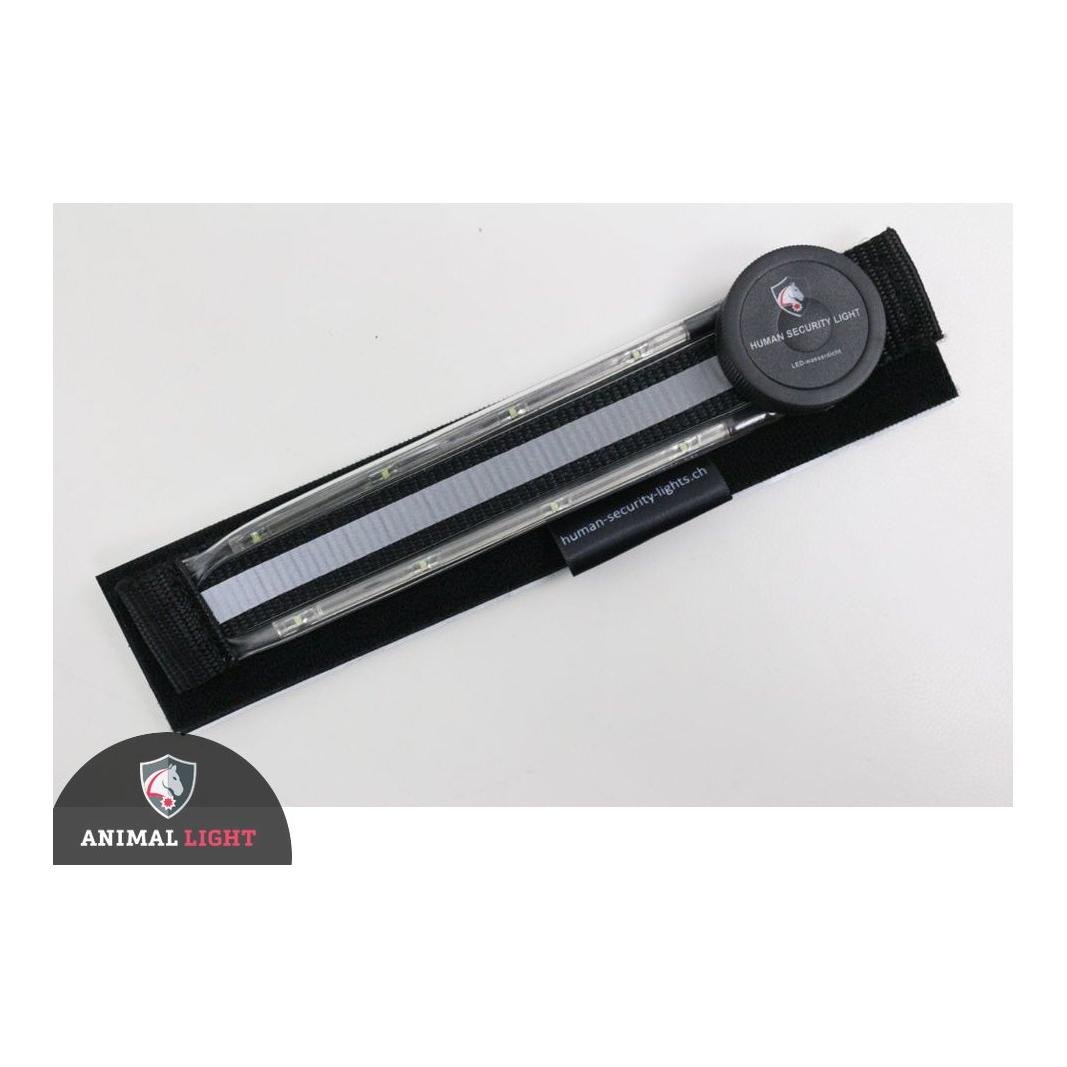 Leucht - Hundegeschirr "Flex" - weiss