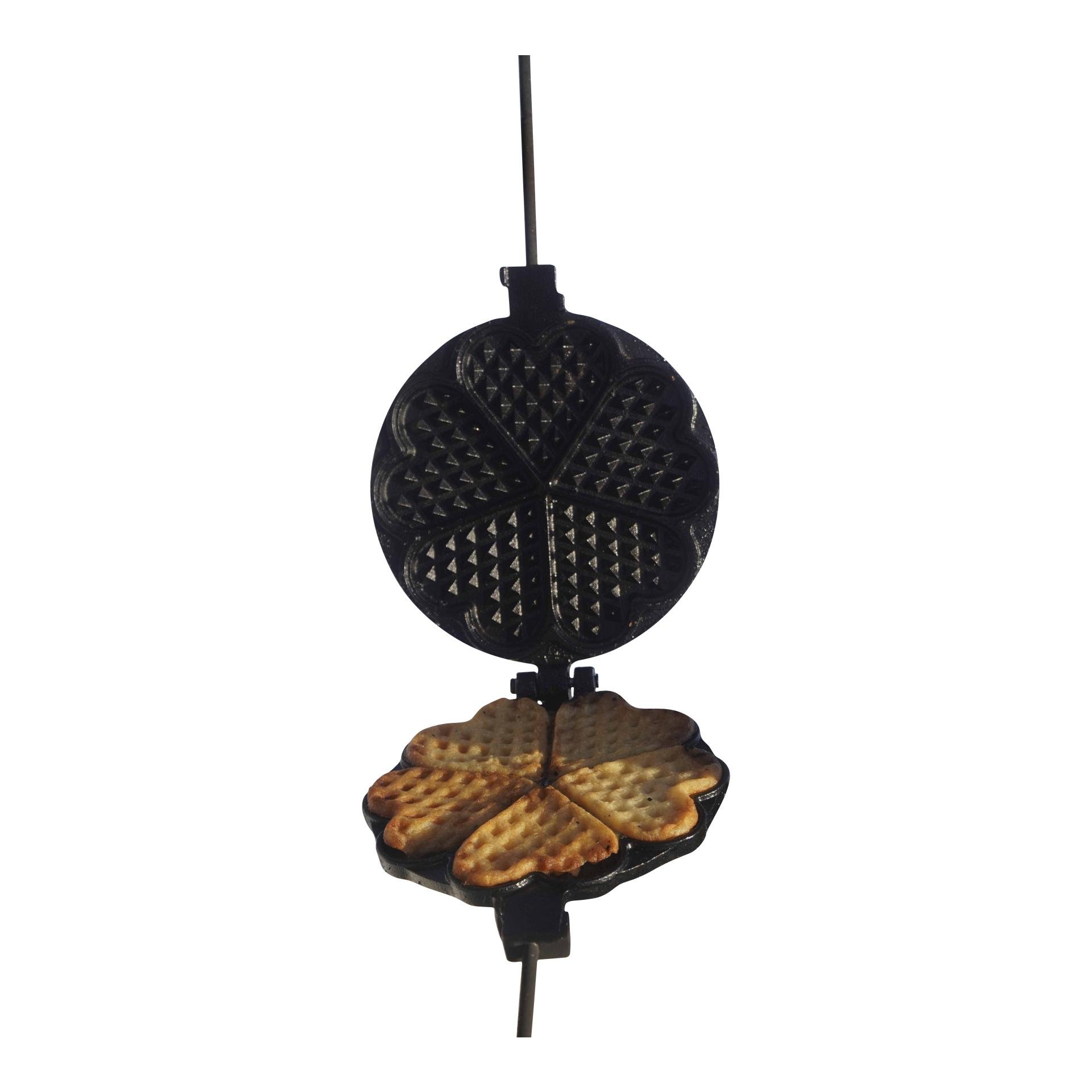 Pumori Waffeleisen – Schwarz –