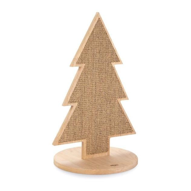 Arbre à chat de Noël en bois pour chats
