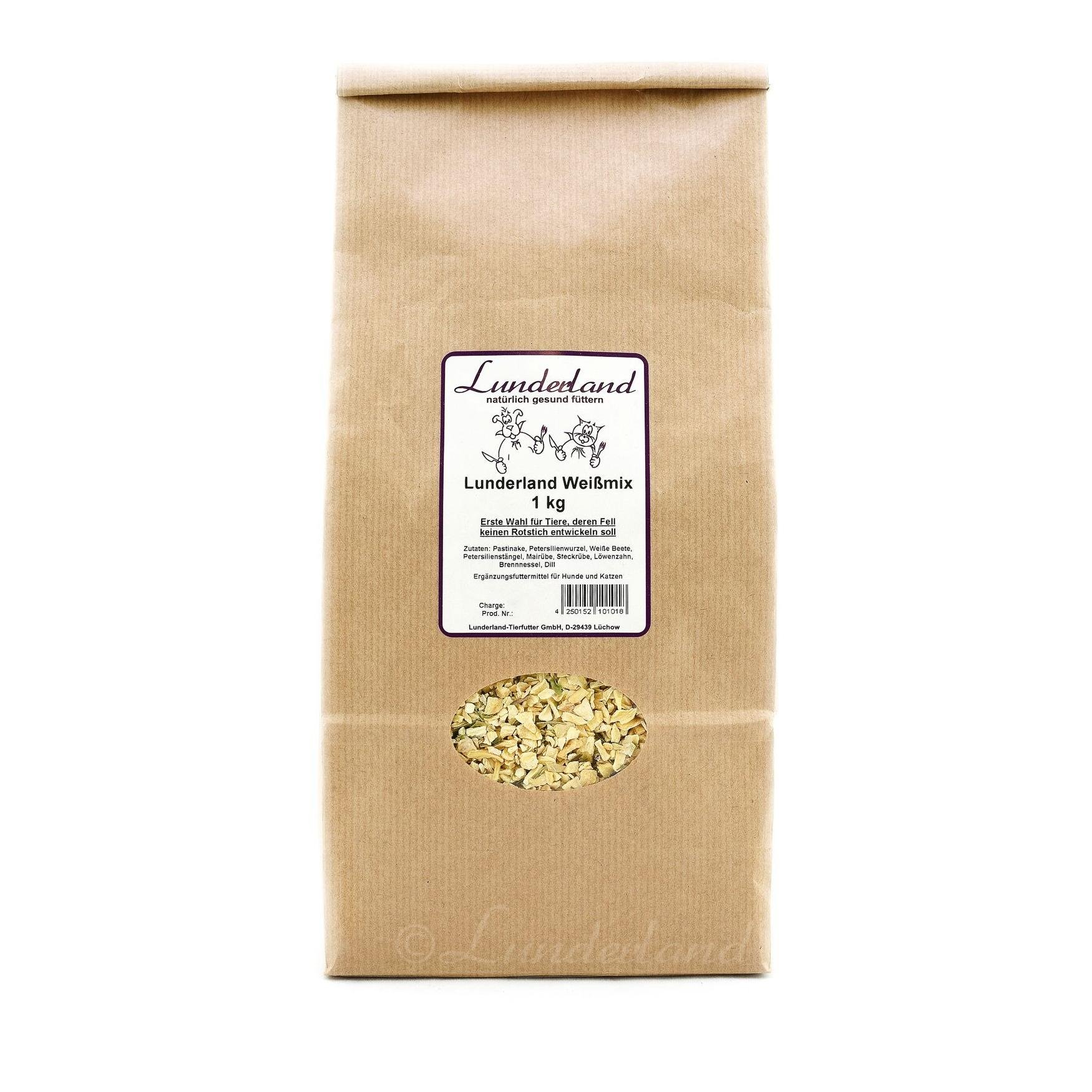 Lunderland Weissmix - Einzelfuttermittel für Hunde und Katzen